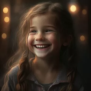 The most beautiful smiles are those that light up the room.