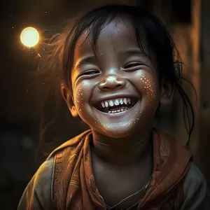 Authentic smiles are the sparks of joy that light up the world.