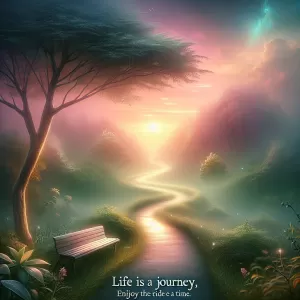 Life is a journey; enjoy the ride, one morning at a time.