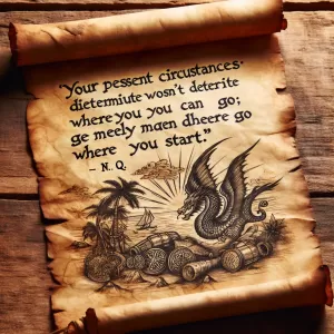 Your present circumstances don't determine where you can go; they merely determine where you start. - Nido Qubein