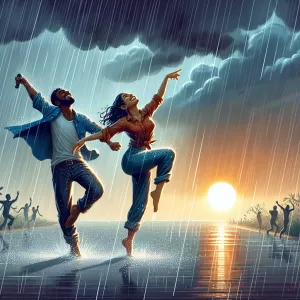 Life is not about waiting for the storm to pass, it's about learning to dance in the rain.