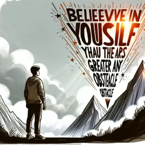 Believe in yourself and all that you are. Know that there is something inside you that is greater than any obstacle.