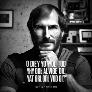 The only way to do great work is to love what you do. - Steve Jobs