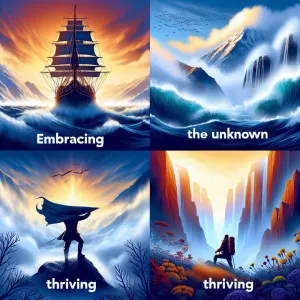 Embrace the unknown, thrive.