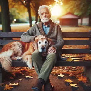 No dog ever left its owner because they grew old or sick.