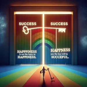 Success is not the key to happiness. Happiness is the key to success. If you love what you are doing, you will be successful. - Albert Schweitzer