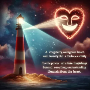 Even a fake smile carries the power to hide a thousand unspoken words, but a genuine heart can see through it like a lighthouse in the dark.