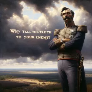 Napoleon: Why tell the truth to your enemy?