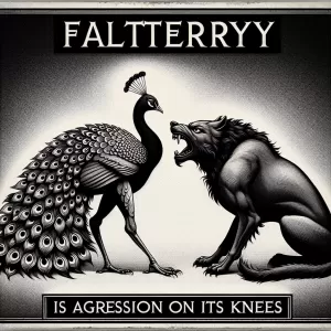 Brantster: Flattery is aggression on its knees.