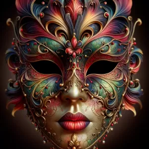 Fake love is like a mask, beautiful on the outside but hollow within.