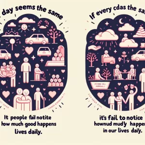 Paulo Coelho: If every day seems the same, it’s because people fail to notice how much good happens in their lives daily.