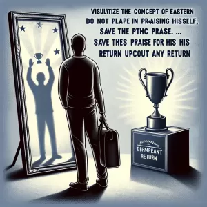 Do not praise yourself before you leave; save the praise for your return. – Eastern Wisdom