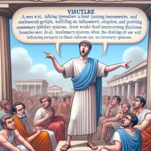 A fool can be recognized by two signs: he talks a lot about useless things and offers opinions on matters unasked. (Plato)