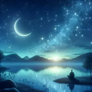 Night is a time for wisdom. Relax and think about what fills you with gratitude.