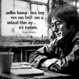 Life is what happens when you're busy making other plans. - John Lennon