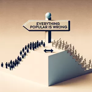 Everything popular is wrong. – Oscar Wilde