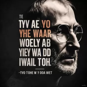 The only way to do great work is to love what you do. - Steve Jobs