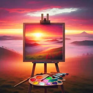 Each morning is a blank canvas... go create your masterpiece.