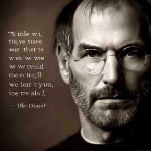 Your time is limited, so don't waste it living someone else's life. - Steve Jobs