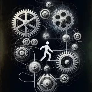 Enlarge Work hard, because the system only notices when you stop.