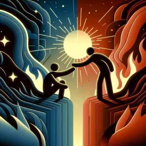 Enlarge Sometimes you find kindness in the middle of hell. - Charles Bukowski
