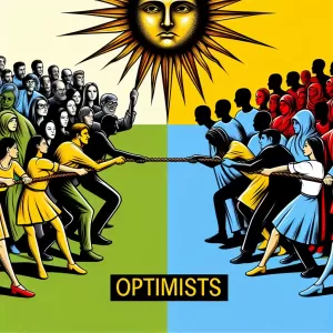 Enlarge Only optimists commit suicide, the others are too weak to do it.
