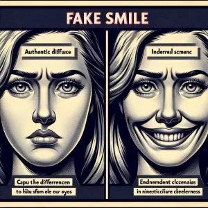 A fake smile is a lie the lips tell to spare the eyes.