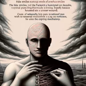 Fake smiles are stitches on a wound that never heals.