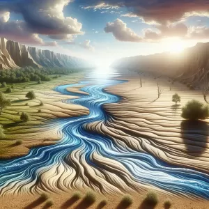Fake love is a river that dries up in truth.