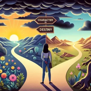 Character is destiny.