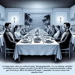 A forced grin is a contract with unspoken terms.
