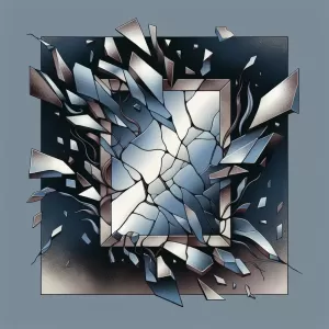 False love is a mirror, shattered by honesty.