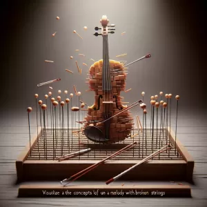 Untrue love is a melody with broken strings.