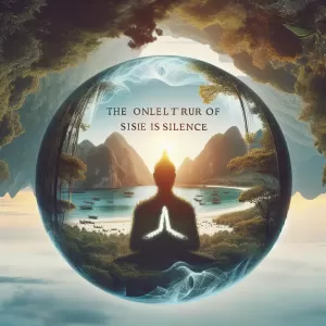The only honest prayer is silence. - Cioran
