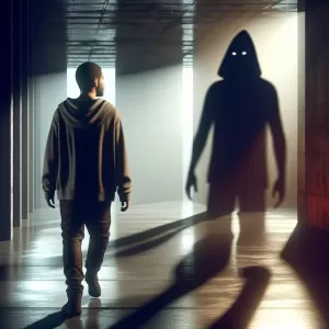 The shadow that follows you is not always yours.