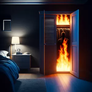 The fire you hide is the one that burns your sleep.