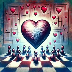Fake love is a game where hearts are the pawns.
