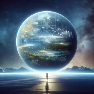 Gnostic Saying: You are not in the world   the world is inside you.