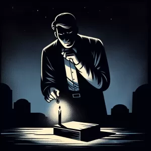 He who lights a candle in darkness becomes responsible for what it reveals.