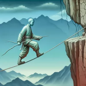 Taoist Irony: The harder you try to be real, the more false you become.