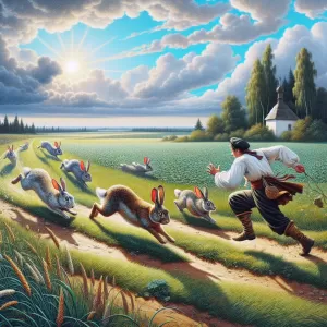 Slavic Proverb: If you chase two rabbits, you will not catch either.