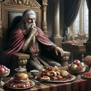 Sumerian Wisdom Fragment: A king who feeds himself first has already lost his throne.