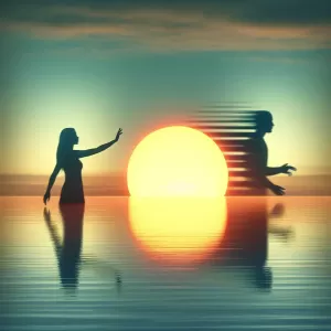 Untrue love is a shadow that leaves when the sun begins to shine.