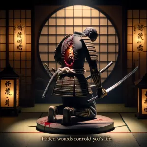 Bushido Thought: The wound you hide becomes your master.