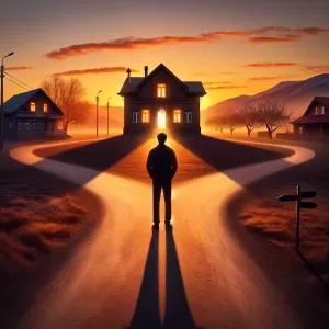 Armenian Wisdom: When your shadow begins to lead, return home.