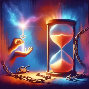 Work chains your time; unlock your potential within.