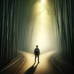 Taoist Paradox: To lose your path is to meet it anew.