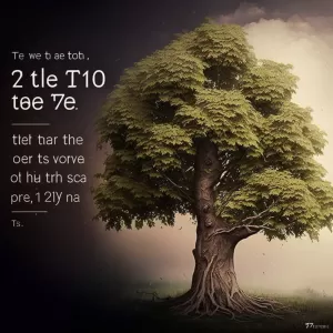 The best time to plant a tree was 20 years ago. The second best time is now.