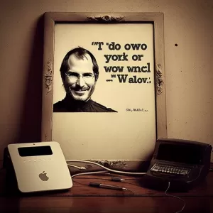 The only way to do great work is to love what you do. - Steve Jobs