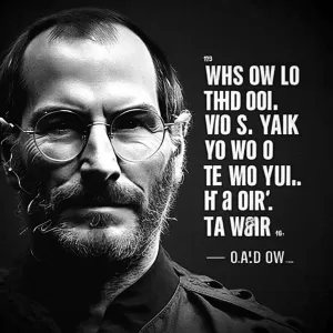 The only way to do great work is to love what you do. - Steve Jobs